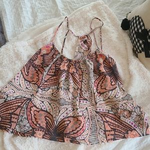 Ecote Flowy Silk Tank